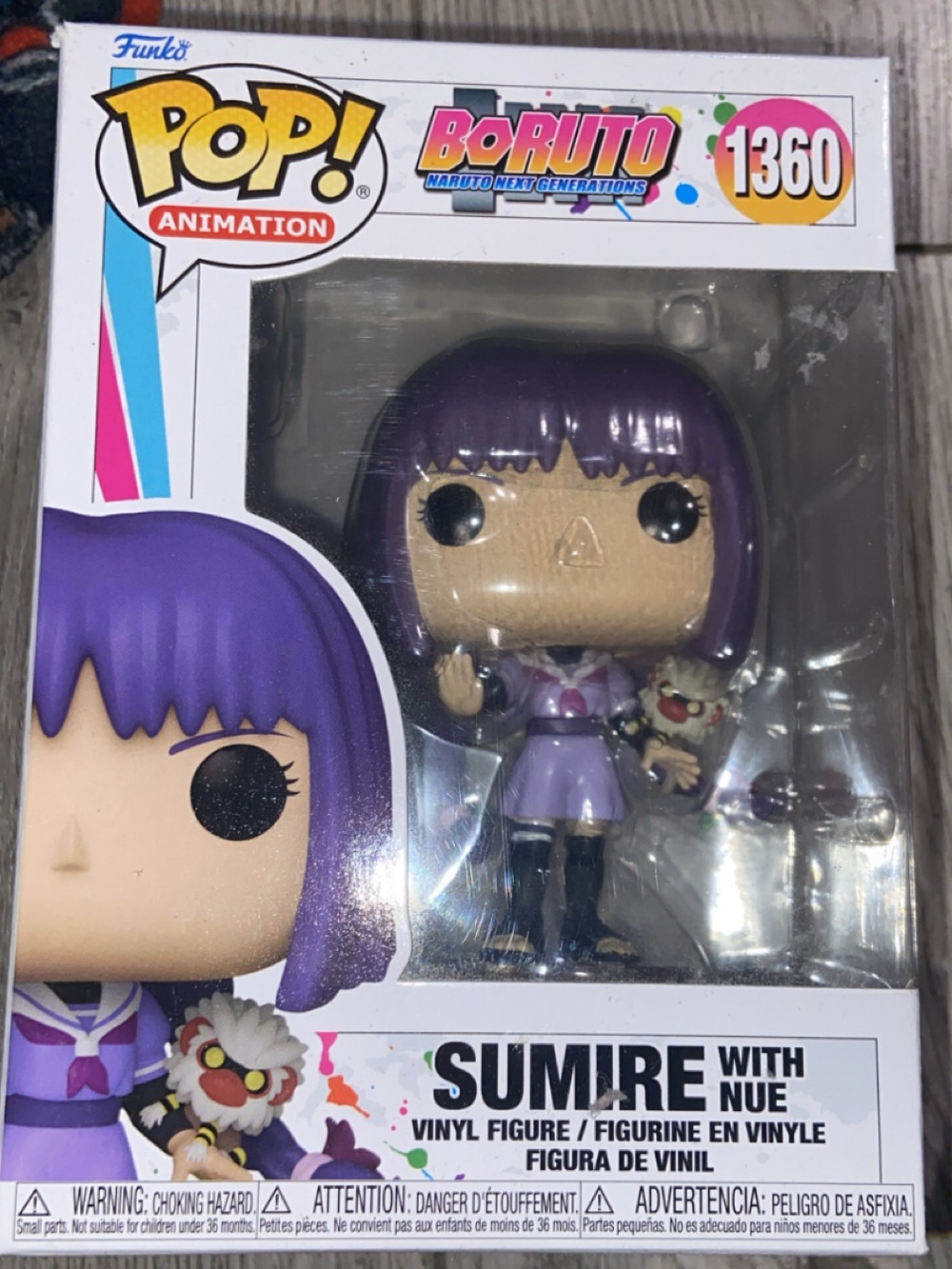 Funko Pop! Animation Boruto — Sumire with Purple Hair and Outfit
